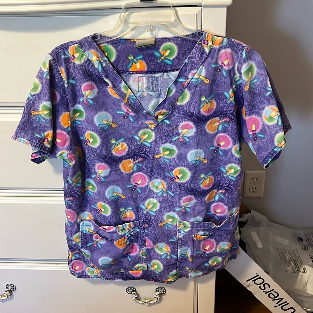 Scrub top!